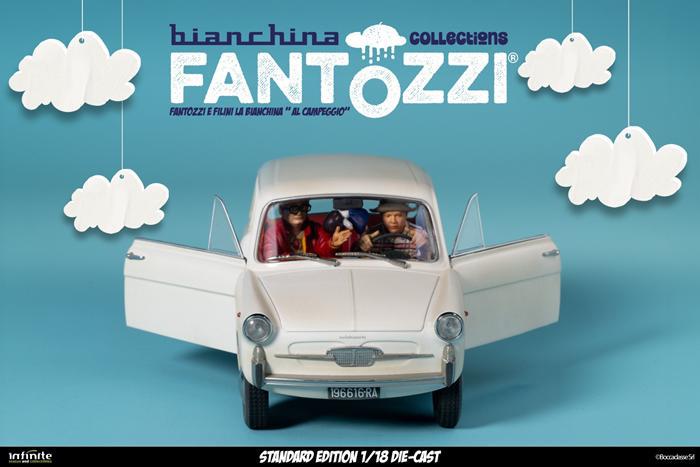FANTOZZI - Fantozzi e Filini la Bianchina - al campeggio 1/18 Die-Cast Standard Edition
