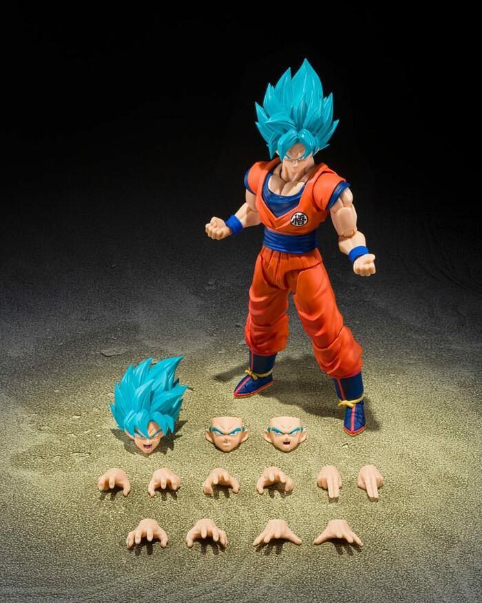 DRAGON BALL - Super - Super Saiyan God Super Son Goku Blue Power Transcending Limits S.H. Figuarts Action Figure