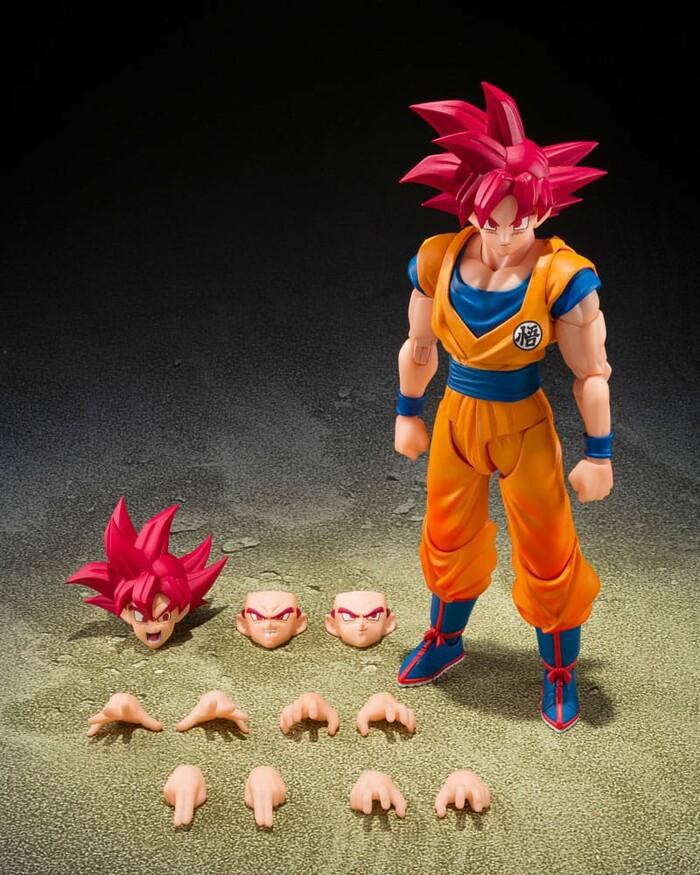 DRAGON BALL - Super - Super Saiyan God Son Goku God Aura S.H. Figuarts Action Figure