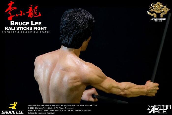 BRUCE LEE - Enter the Dragon Movie - Kali Sticks Fight Deluxe Basement Ver. 1/6 Polystone Statue