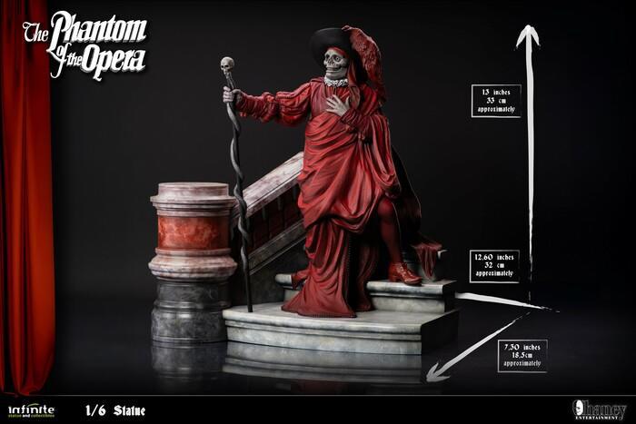 UNIVERSAL MONSTERS - The Phantom of the Opera 1925 - Lon chaney 1/6 Polystone Statue