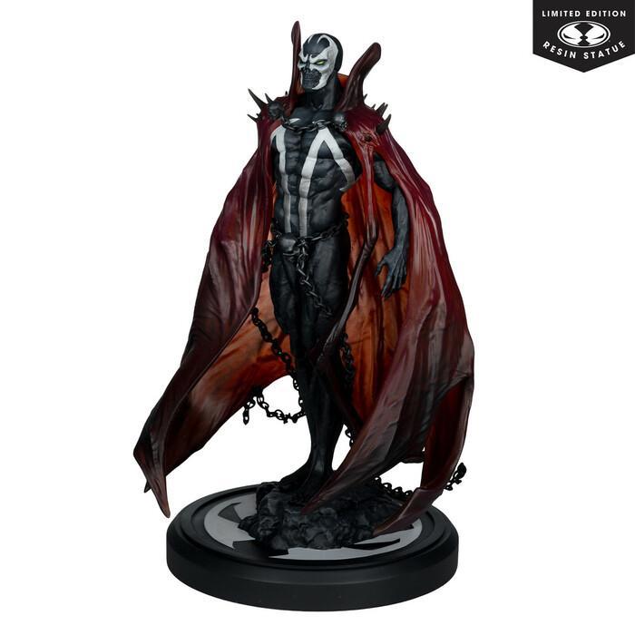 SPAWN - Spawn By Puppeteer Lee Black White & Red All Over 1/10 Polystone Statue Limited Edition