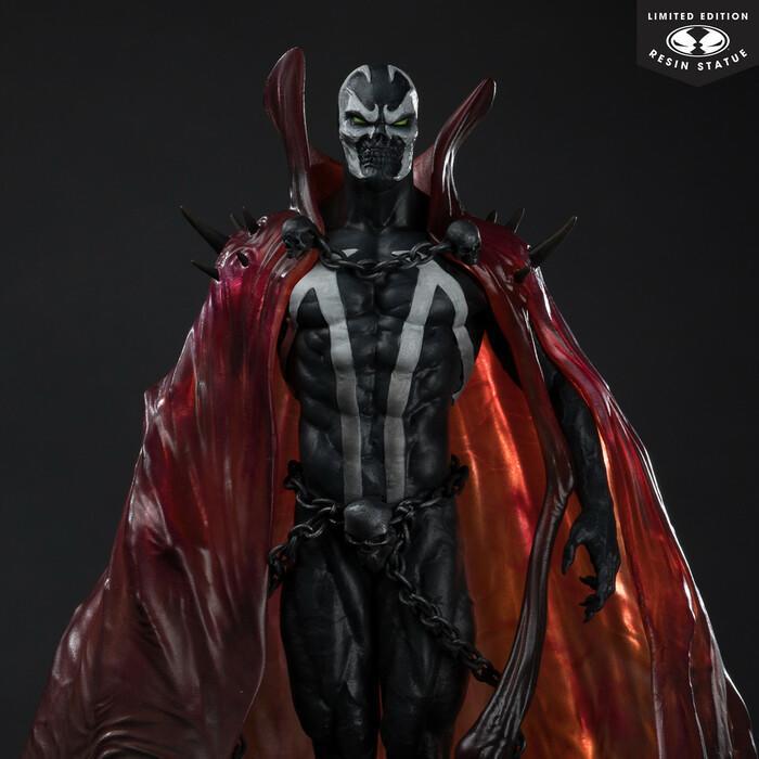 SPAWN - Spawn By Puppeteer Lee Black White & Red All Over 1/10 Polystone Statue Limited Edition