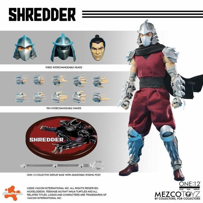 TMNT - Ninja Turtles - Shredder 1/12 Action Figure