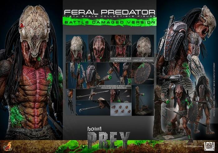 PREY - Feral Predator Battle Damaged Ver. 1/6 Action Figure 12" TMS173