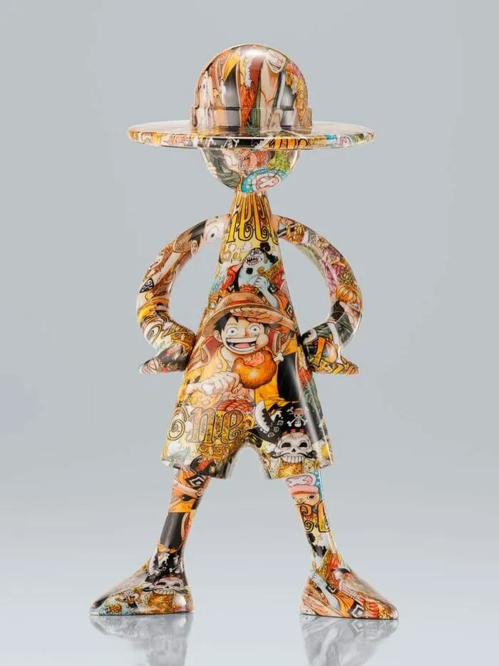 ONE PIECE - Luffy 1000 Logs Anniversary Luffy's ArtCanvas 1/8 Figure