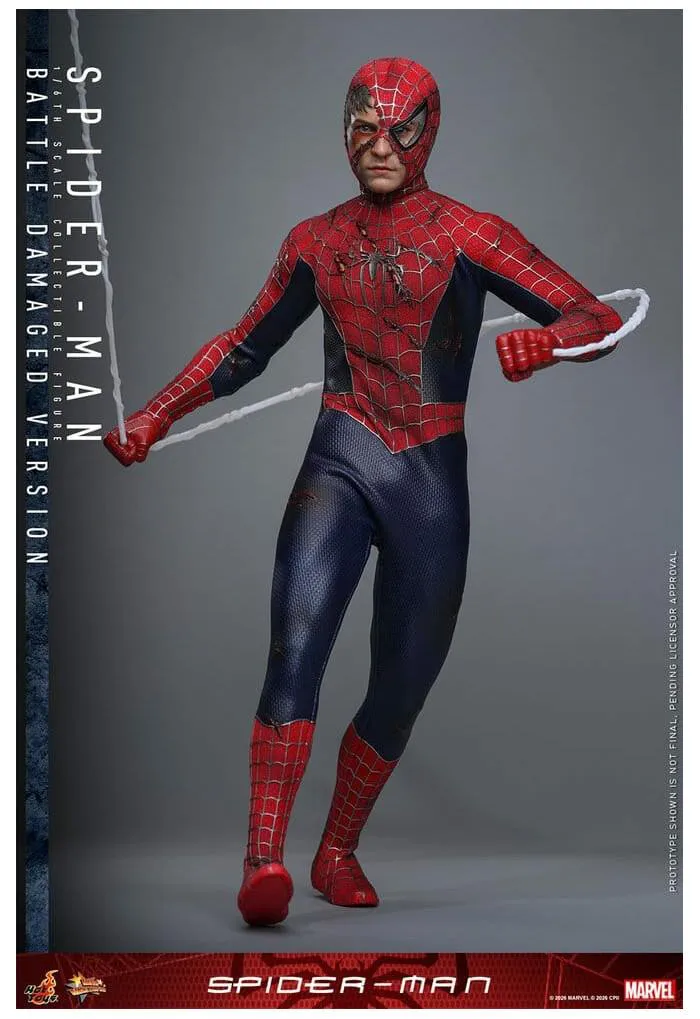 SPIDER-MAN - Spider-Man Battle Damaged Ver. 1/6 Action Figure 12" MMS859