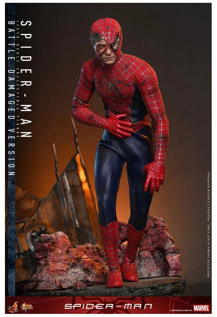 SPIDER-MAN - Spider-Man Battle Damaged Ver. 1/6 Action Figure 12" MMS859