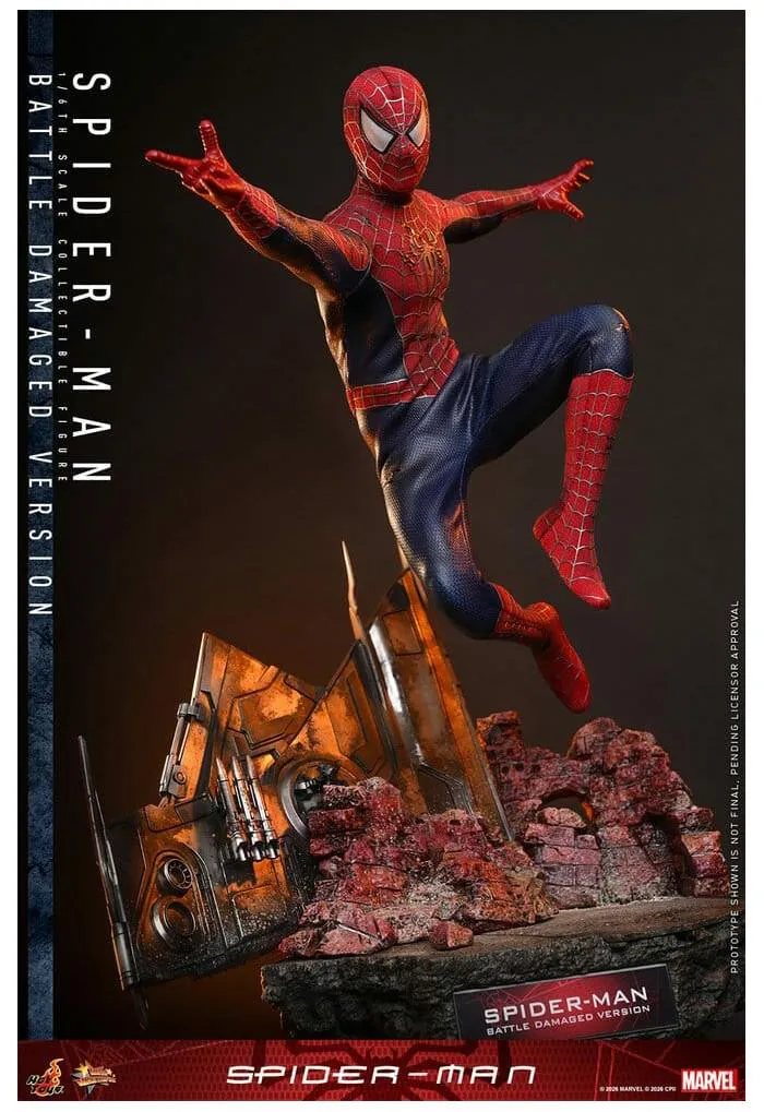 SPIDER-MAN - Spider-Man Battle Damaged Ver. 1/6 Action Figure 12" MMS859