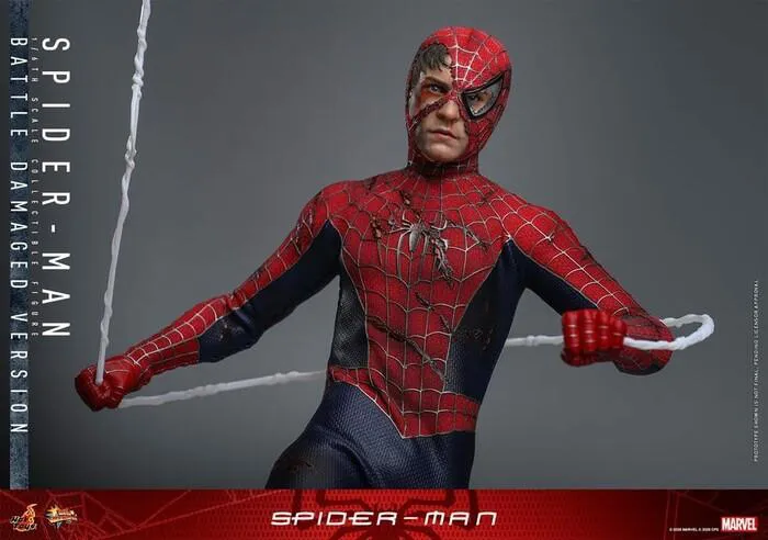 SPIDER-MAN - Spider-Man Battle Damaged Ver. 1/6 Action Figure 12" MMS859