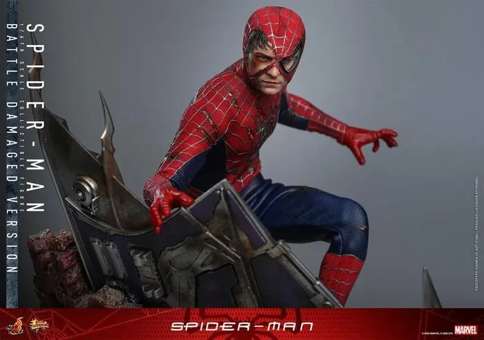 SPIDER-MAN - Spider-Man Battle Damaged Ver. 1/6 Action Figure 12" MMS859
