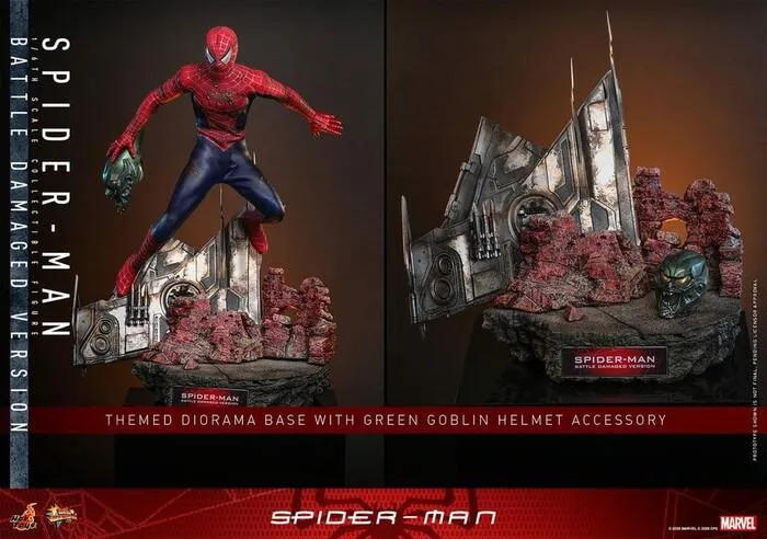 SPIDER-MAN - Spider-Man Battle Damaged Ver. 1/6 Action Figure 12" MMS859