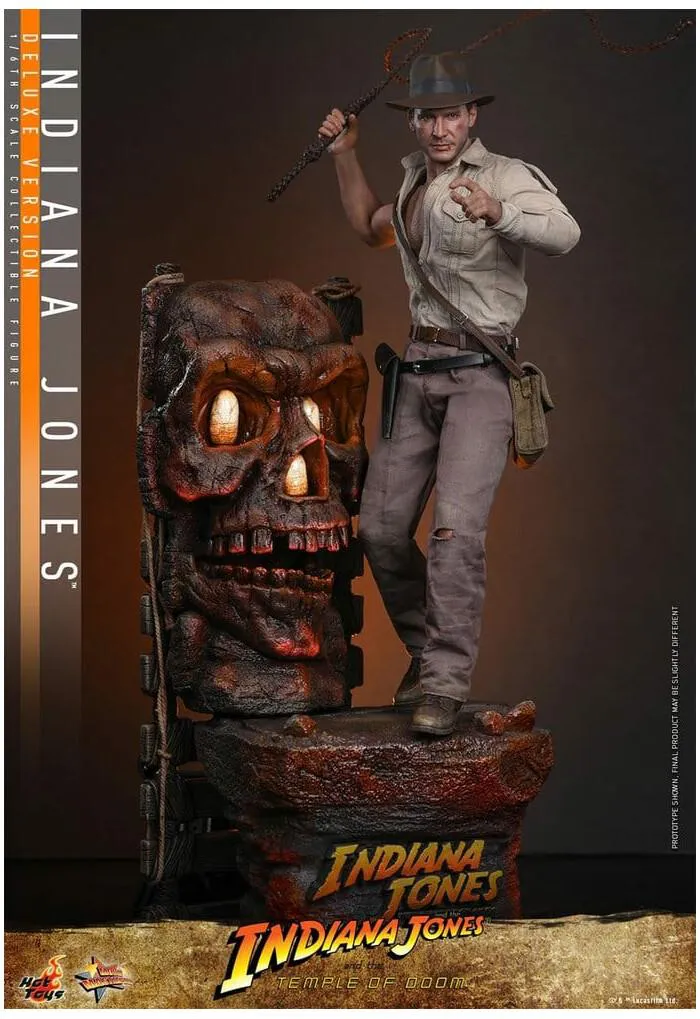 INDIANA JONES - The Temple of Doom - Indiana Jones Deluxe Ver. 1/6 Action Figure 12" MMS861
