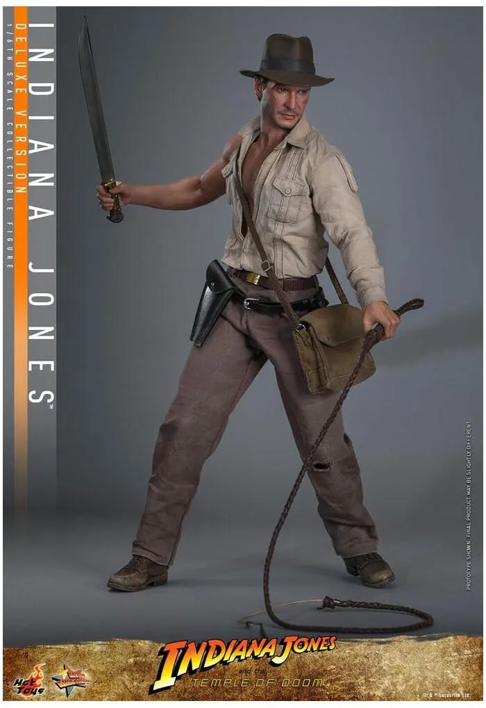 INDIANA JONES - The Temple of Doom - Indiana Jones Deluxe Ver. 1/6 Action Figure 12" MMS861