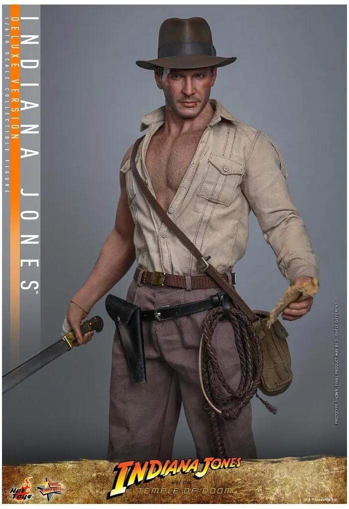 INDIANA JONES - The Temple of Doom - Indiana Jones Deluxe Ver. 1/6 Action Figure 12" MMS861