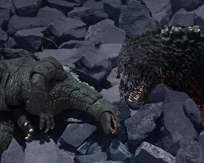GODZILLA - Godzilla Jr & Destoroyah Evolution Set S.H. Monster Arts Action Figure