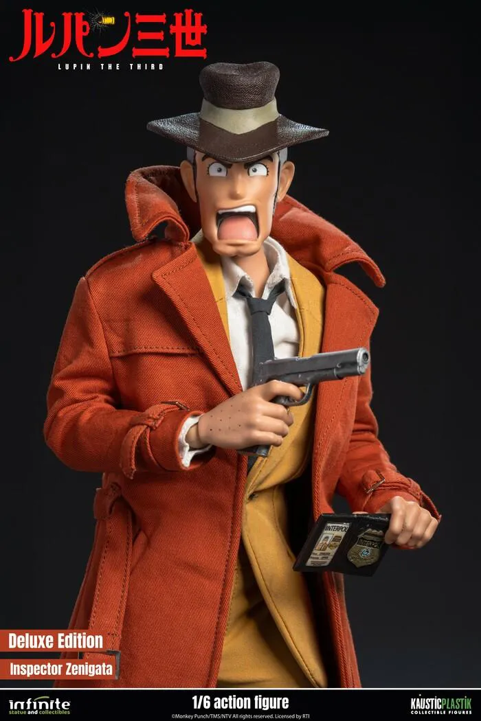 LUPIN III - L'avventura Italiana - Inspector Zenigata Koichi 1/6 Action Figure 12" Deluxe Edition