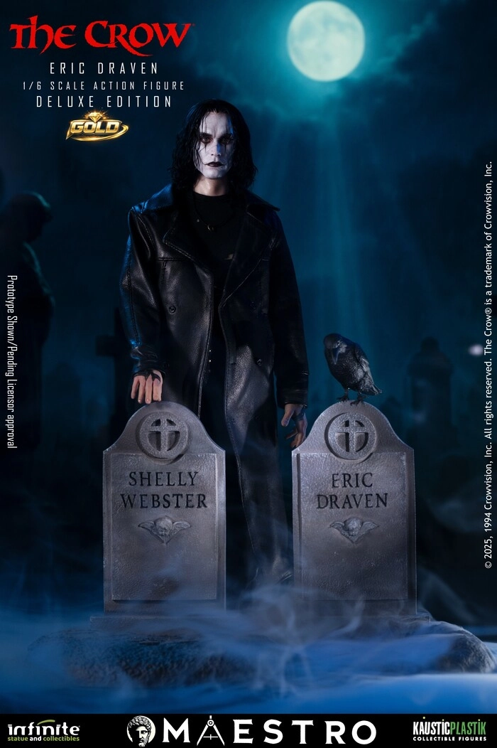 THE CROW - Eric Draven 1/6 Luxury Action Figure 12" Deluxe Gold Edition
