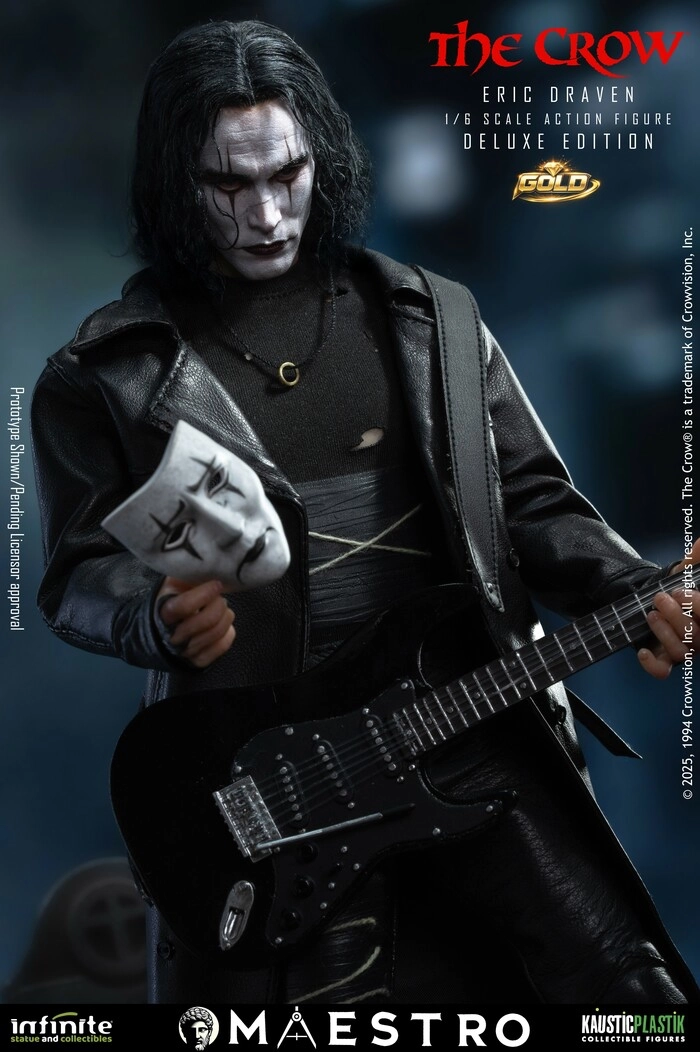 THE CROW - Eric Draven 1/6 Luxury Action Figure 12" Deluxe Gold Edition