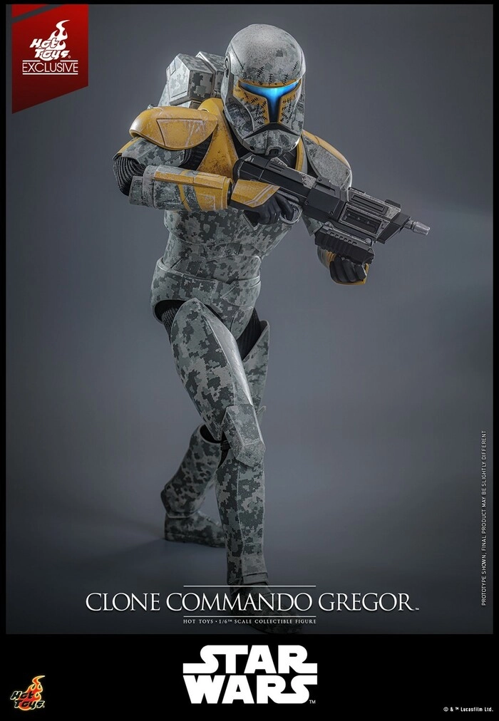 STAR WARS - The Clone Wars - Clone Commando Gregor 1/6 Action Figure 12" Exclusive TMS155