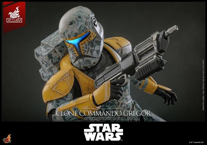 STAR WARS - The Clone Wars - Clone Commando Gregor 1/6 Action Figure 12" Exclusive TMS155