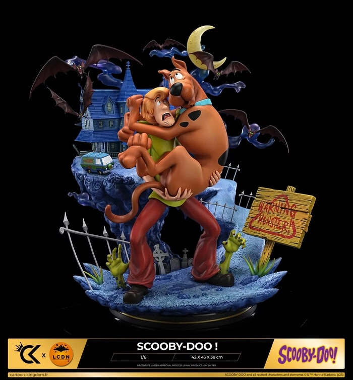 SCOOBY-DOO - Shaggy & Scooby 1/6 Polystone Statue Diorama