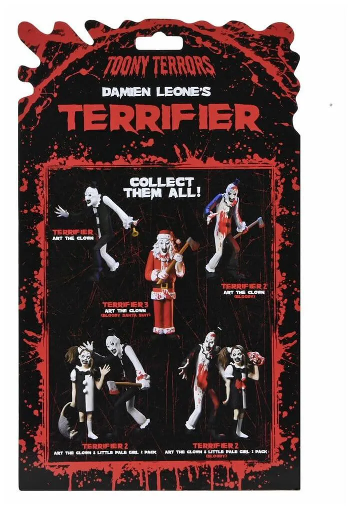 TERRIFIER 3 - Toony Terrors - Santa Suit Art the Clown Bloody Ver. Action Figure