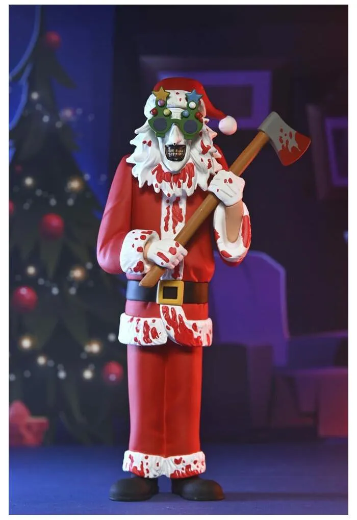 TERRIFIER 3 - Toony Terrors - Santa Suit Art the Clown Bloody Ver. Action Figure