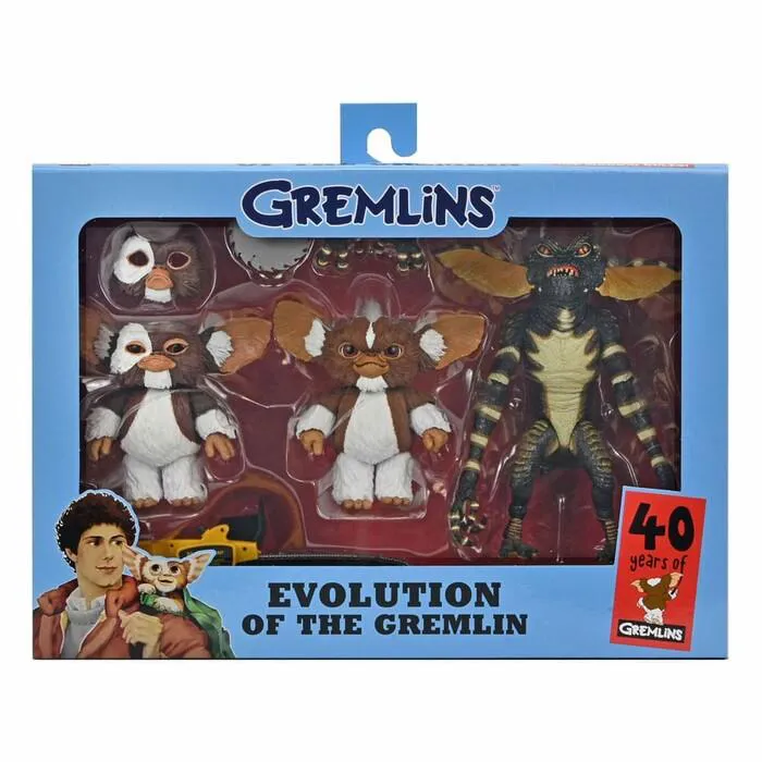 GREMLINS - Evolution of a Gremlin 40th Anniversary Action Figures Box Set