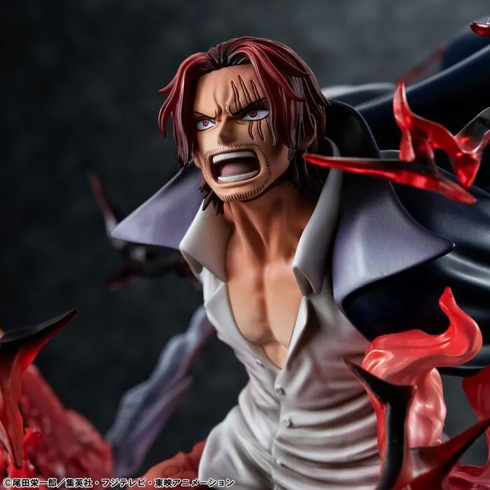 ONE PIECE - Leader of Red Hair Pirates Red-Haired Shanks Kamusari Pvc Figure P.O.P. SA-Maximum