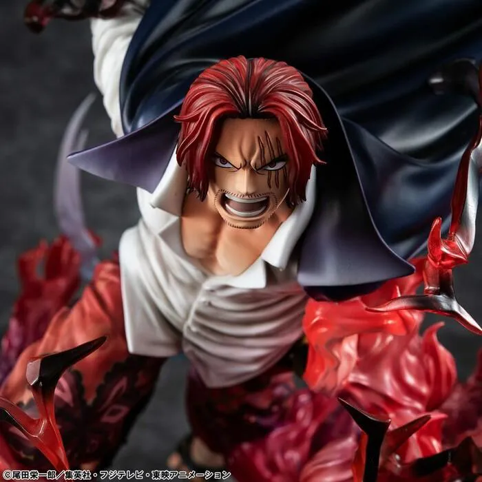 ONE PIECE - Leader of Red Hair Pirates Red-Haired Shanks Kamusari Pvc Figure P.O.P. SA-Maximum