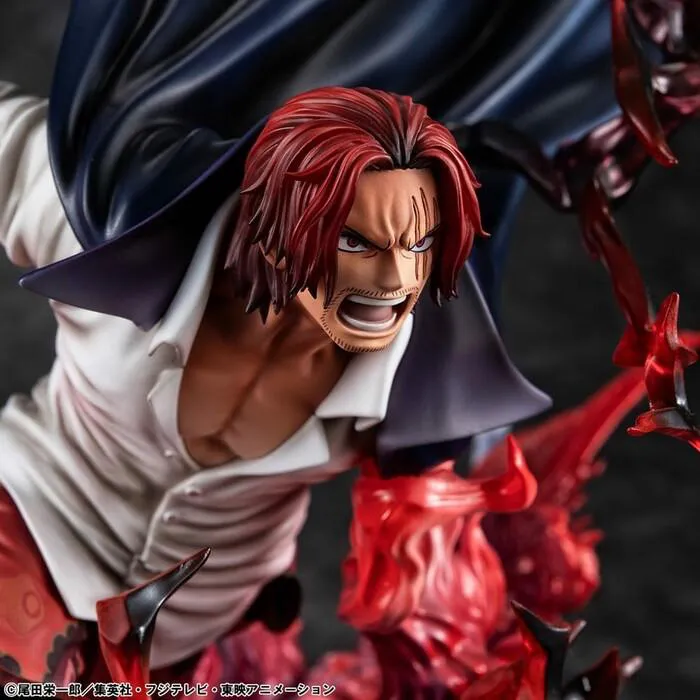 ONE PIECE - Leader of Red Hair Pirates Red-Haired Shanks Kamusari Pvc Figure P.O.P. SA-Maximum