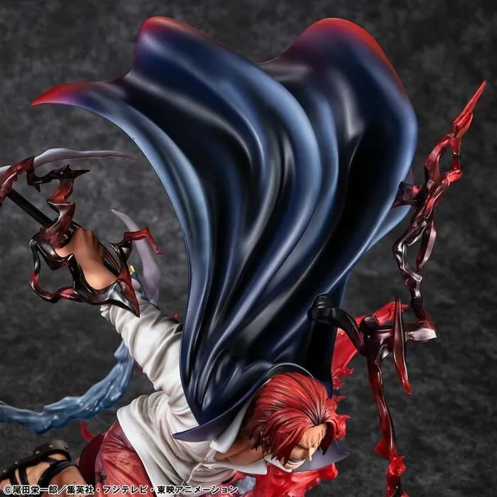 ONE PIECE - Leader of Red Hair Pirates Red-Haired Shanks Kamusari Pvc Figure P.O.P. SA-Maximum