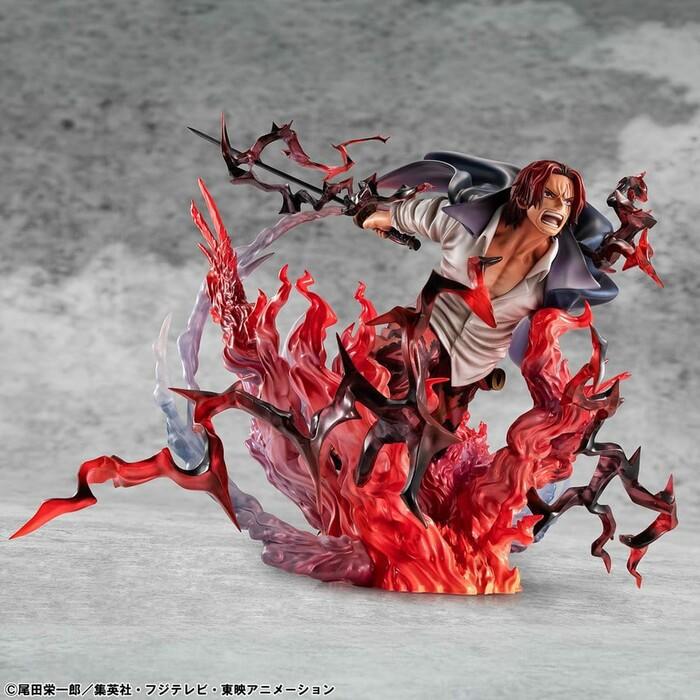ONE PIECE - Leader of Red Hair Pirates Red-Haired Shanks Kamusari Pvc Figure P.O.P. SA-Maximum