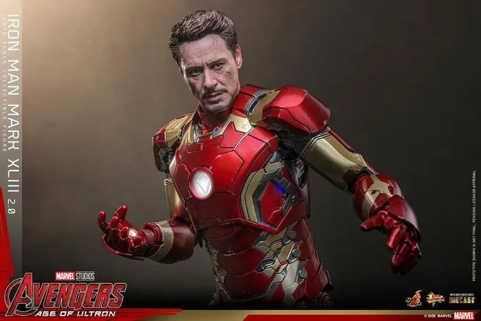 MARVEL - Avengers Age of Ultron - Iron Man Mark XLIII 2.0 1/6 Action Figure 12" Diecast MMS865D80