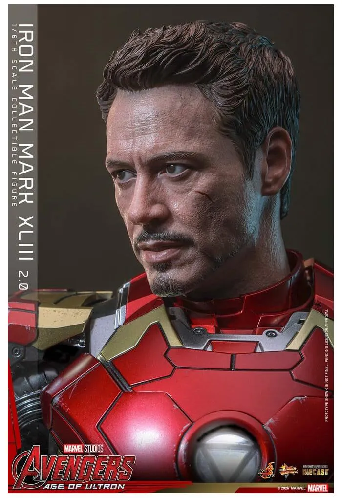 MARVEL - Avengers Age of Ultron - Iron Man Mark XLIII 2.0 1/6 Action Figure 12" Diecast MMS865D80