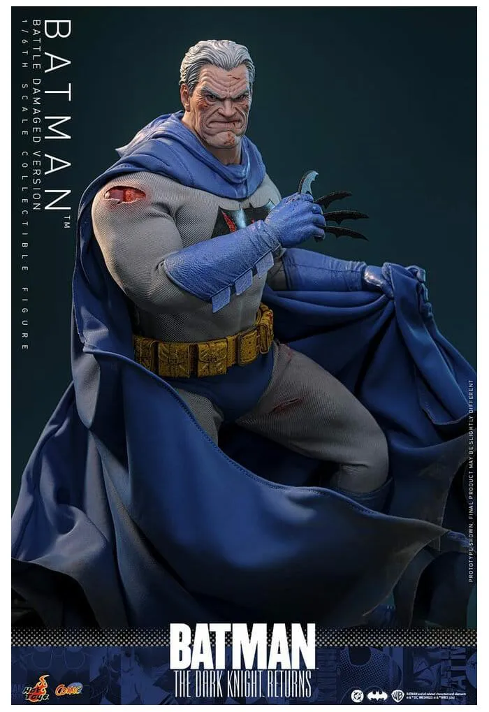 BATMAN - The Dark Knight Returns Comic - Batman Battle Damaged Ver. 1/6 Action Figure 12" CMS031