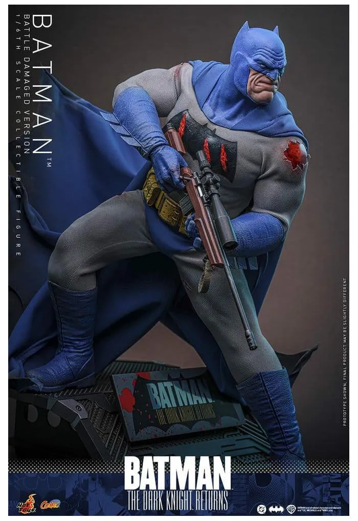 BATMAN - The Dark Knight Returns Comic - Batman Battle Damaged Ver. 1/6 Action Figure 12" CMS031