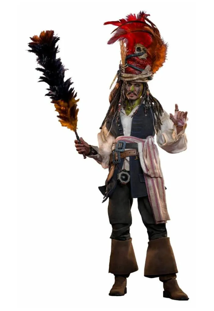 PIRATES OF THE CARIBBEAN - Dead Man's Chest - Pelegostos Chief Jack Sparrow 1/6 Action Figure 12" DX-48