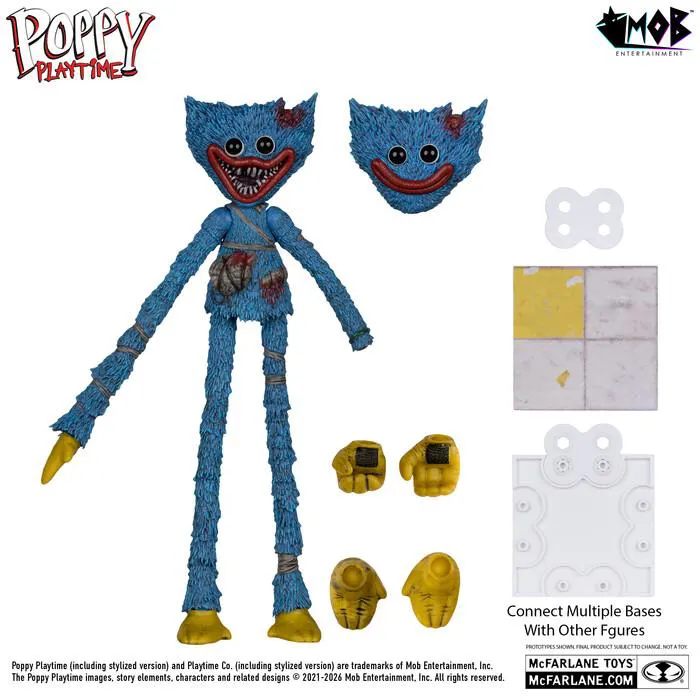 POPPY PLAYTIME - Huggy Wuggy Ruined Action Figure