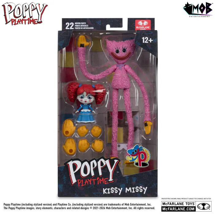 POPPY PLAYTIME - Kissy Missy with Poppy Action Figure
