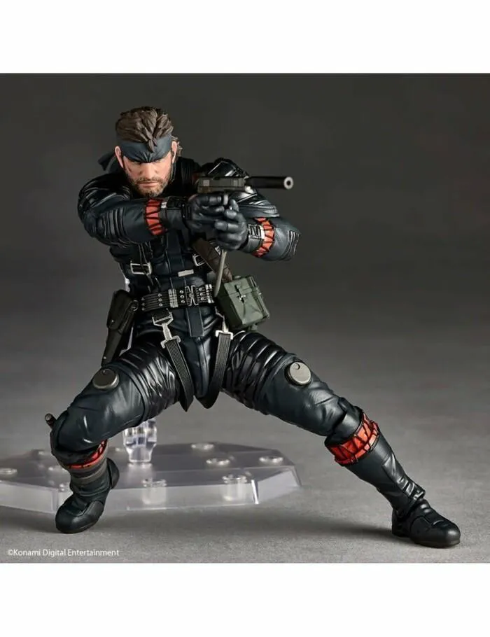 METAL GEAR SOLID DELTA - Snake Eater - Revoltech Amazing Yamaguchi - Naked Snake Sneaking Suit Ver. Action Figure