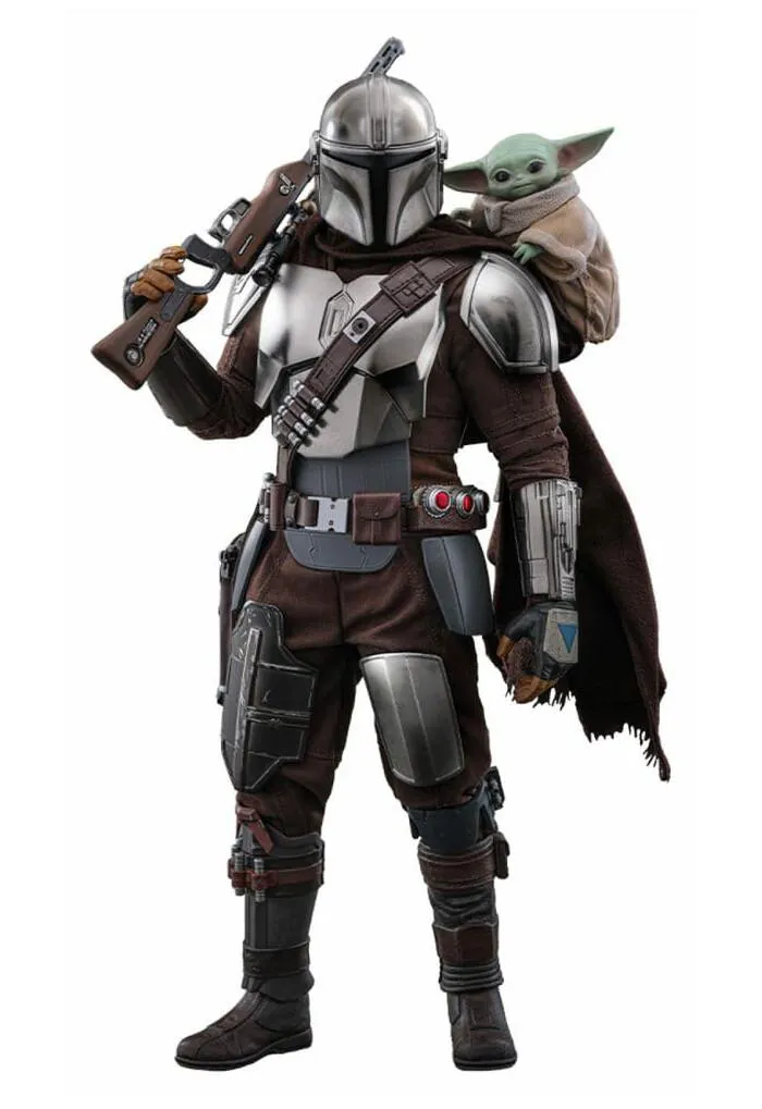STAR WARS - The Mandalorian - The Mandalorian & Grogu 2-Pack 1/6 Action Figure 12" MMS871
