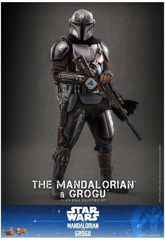 STAR WARS - The Mandalorian - The Mandalorian & Grogu 2-Pack 1/6 Action Figure 12" MMS871