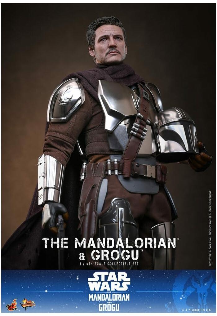 STAR WARS - The Mandalorian - The Mandalorian & Grogu 2-Pack 1/6 Action Figure 12" MMS871