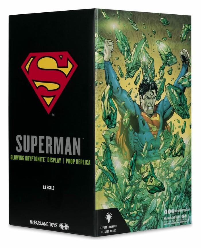 DC COMICS - Superman - Kryptonite Display Gold Label 1/1 Replica